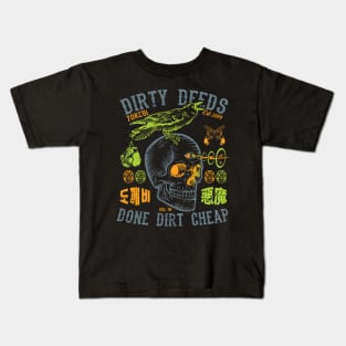 Dirty Deeds Skull Kids T-Shirt